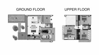 Планировка кондомониума 1 спальня в ЖК THE OZONE OASIS CONDOMINIUM PHASE II № 11007